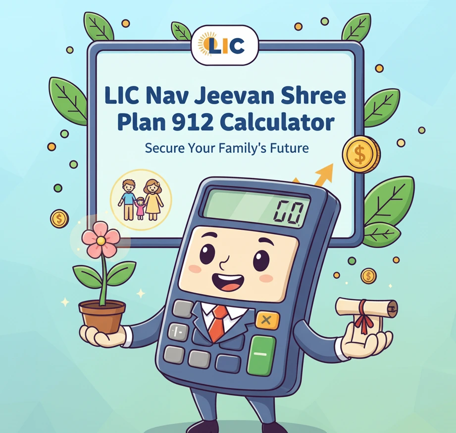 LIC Nav Jeevan Shree Plan 912 Calculator (2026)